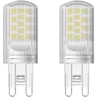 Modee Lighting G9 LED Stecklampe 4,2W 470lm 2700K Warmweiß 230V 2 Stück