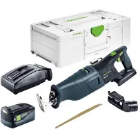 Festool RSC 18 EB-Basic Akku Säbelsäge 18 V Brushless + 1x Akku 5,0 Ah + Ladegerät + Systainer