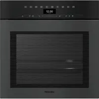 Miele DGC 7465 HCX Pro Griffloser Dampfbackofen mit Frisch- und Abwasseranschluss 12305550, Obsidianschwarz matt