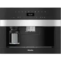 Miele CVA 7445 - Kaffeevollautomat mit Wasseranschluss mit 5 Jahre Garantie, Edelstahl/CleanSteel, 60 x 45 cm