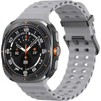 IMoshion Ocean Silikonarmband für Samsung Galaxy Watch Ultra 2 (2026) / Ultra (2024/2025) - Brown Gray