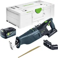 Festool RSC 18 EB-Basic Akku Säbelsäge 18 V Brushless + 1x Akku 5,0 Ah + Systainer - ohne Ladegerät