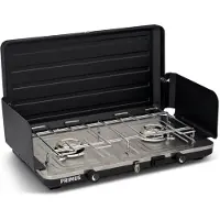 Primus - Faltbarer 2-Flammen-Kocher - Moto Stove - Grau