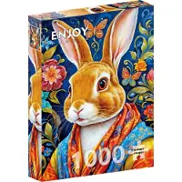 Enjoy Puzzle Cool Rabbit - 1000 Teile Puzzlespaß