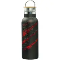 Baagl Thermoflasche mit Bambusdeckel Lava 500 ml