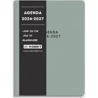De Hobbit Pocket Kalender 2026-2027 A6 Lederoptik Aqua