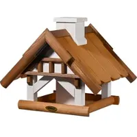 Dobar großes Vogelhaus "Goldener Oktober" für Ständermontage, Vogelfutterhaus zum Aufstellen