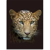 Kinzler Digitalbedruckte Wohndecke Leopard, 150 x 200 cm