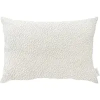 Apelt Dekokissen "Toulouse", weiß, unifarben, B:45cm H:10cm L:35cm, Chenille, Polyester, Dekokissen_Sitzkissen_Kissenhüllen, Dekokissen, Chenille mit 3D Effekt