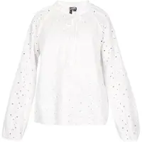 Dreimaster Bluse Frauen Weiß