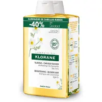 Klorane A LA Camomila Blonde Highlights Aufhellendes Shampoo Duo 2 x 400 ml