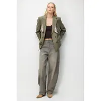 MixRay Leinen Blazerjacke mit Schaldetail