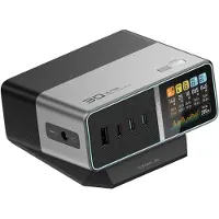 Cuktech TA3005U 300W 5-in-1 Ladestation mit Digitalanzeige – Silber