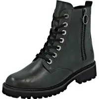 Remonte Schnürstiefelette Blockabsatz, Stiefelette, Schnürboots, im modischen Used Look