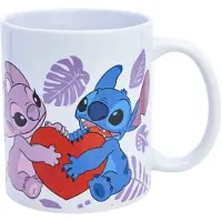Stor STITCH & ANGEL - Love - Mug céramique 325ml