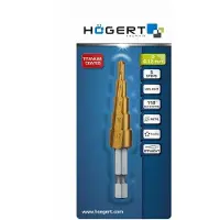 Högert Technik Stufenbohrer HT6D321 Schnellarbeitsstahl