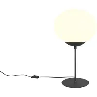 TRIO -Leuchten Tischleuchte FOMENTO DH 30x52 cm schwarz Tischlampe