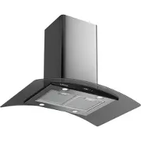 Klarstein Dunstabzugshaube 90cm, Abluft Dunstabzugshaube mit Spülmaschinenfestem Filter, LED-Beleuchtung & Touch Controls, Leise Abzugshaube mit 600 m³/h Luftstrom, Energieeffiziente Wandhauben