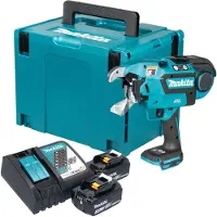 Makita DTR 181 RFJ Akku Bewehrungsverbinder 18 V 0,8 mm Brushless + 2x Akku 3,0 Ah + Ladegerät + Makpac