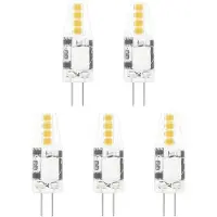 Modee Lighting G4 LED Stecklampe 1,8W 180lm 2700K Warmweiß 12V 5 Stück