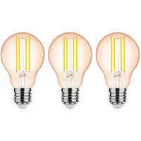 Modee Lighting E27 LED Filamentlampe A60 4W 360lm 1800K Warmweiß 3 Stück