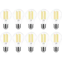 Modee Lighting E27 LED Filamentlampe A60 7W 806lm 2700K Warmweiß 10 Stück