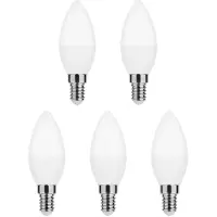 Modee Lighting E14 LED Kerzenlampe 4,9W 470lm 4000K Neutralweiß 5 Stück