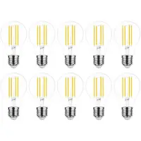 Modee Lighting E27 LED Filamentlampe A60 4,2W 470lm 2700K Warmweiß 10 Stück