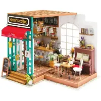 Rolife Miniatur-Diorama - DIY - Simon's Coffee DG109 - 203 Teile - - One Size - Kreatives Spielset
