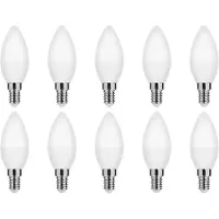 Modee Lighting E14 LED Kerzenlampe 7W 700lm 6000K Tageslichtweiß 10 Stück