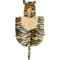 Den Goda Fen Kostüm Tiger 86-110 cm, Braun