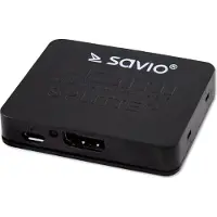 Savio CL-93, HDMI, 3840 x 2160 Pixel, Schwarz, 3840 x 2160