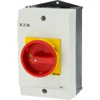Eaton P1-25/I2/SVB, Kippschalter, 3P, Rot, Weiß, Gelb, IP65, 100 mm, 115 mm