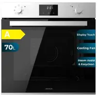 Cecotec M226001, Medium, Elektrischer Ofen, 70 l, 2800 W, 70 l, EasyClean