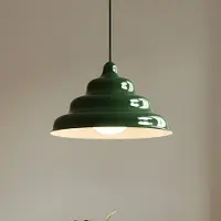 Aldex Fala Hängeleuchte, grün, Ø 23 cm, Glas - , Fala, dimmbar, Grün, für Esszimmer, Metall, Design