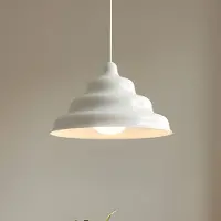 Aldex Fala Hängeleuchte, weiß, Ø 23 cm, Glas - , Fala, dimmbar, Weiß, für Esszimmer, Metall, Design