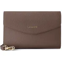 Lazarotti Clutch "Bologna Leather Clutch Umhängetasche Leder 23 cm"