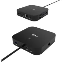 ITEC i-tec USB-C HDMI DP Docking Station with Power Delivery 100 W, Kabelgebunden, USB 3.2 Gen 1 (3.1 Gen 1) Type-C, 100 W, 3,5 mm, 10,100,1000 Mbit/s, Schwarz