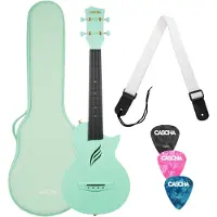 Cascha Carbon Fibre Set Konzert-Ukulele Mint