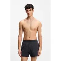 HUGO Badeshorts mit mehreren Logos Grösse M