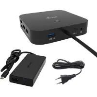 ITEC i-tec USB-C HDMI Dual DP Docking Station with Power Delivery 100 W + Universal Charger 100 W, Kabelgebunden, USB 3.2 Gen 1 (3.1 Gen 1) Type-C, 100 W, 10,100,1000 Mbit/s, Schwarz, 10 Gbit/s