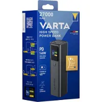 Varta Akku Powerbank, 27.000mAh, High Speed, grau 2xUSB-C/1xUSB-A, QC/PD 3.1, Retail