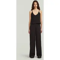 G-Star Spaghetti Strap Loose Jumpsuit - Schwarz - Damen - L