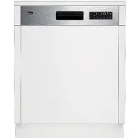 Beko BDSN28460X, Halb integriert, Standardgröße (60 cm), LCD, 1,5 m, Edelstahl, 14 Maßgedecke
