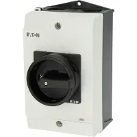 Eaton P1-25/I2/SVB-SW/N, Drehschalter, 3P, Schwarz, Weiß, IP65, 1 Stück(e)