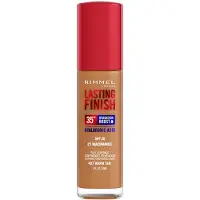 Rimmel Lasting Finish 35Hr Foundation 30 ml (Verschiedene Farbtöne) - 407 Warm Tan