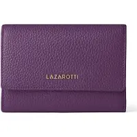 Lazarotti Leder Geldbörse Bologna Leather Zip Wallet With 15 Card Slots Purple violett