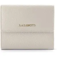 Lazarotti Leder Geldbörse Bologna Leather Wallet With 8 Card Slots Cream creme