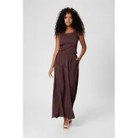 Kaffe Midirock "Damen Rock KAallie", Damen, Gr. 40, rot (fudge), Obermaterial: 100% Polyester PES., Röcke Midirock