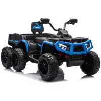 Lean cars Batteriebetriebenes Quad-ATV mit 6 Rädern und Anhänger JC606 | Gr.: onesize